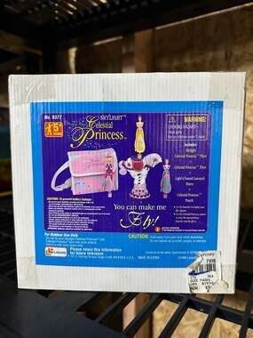Vintage 1996 Lanard Skylight Celestial Princess Fantasy Flyers Carousel Horse Pl
